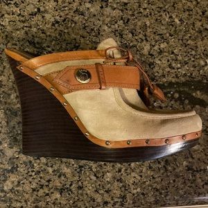 L.A.M.B. Suede & Leather Shoes / Wedges